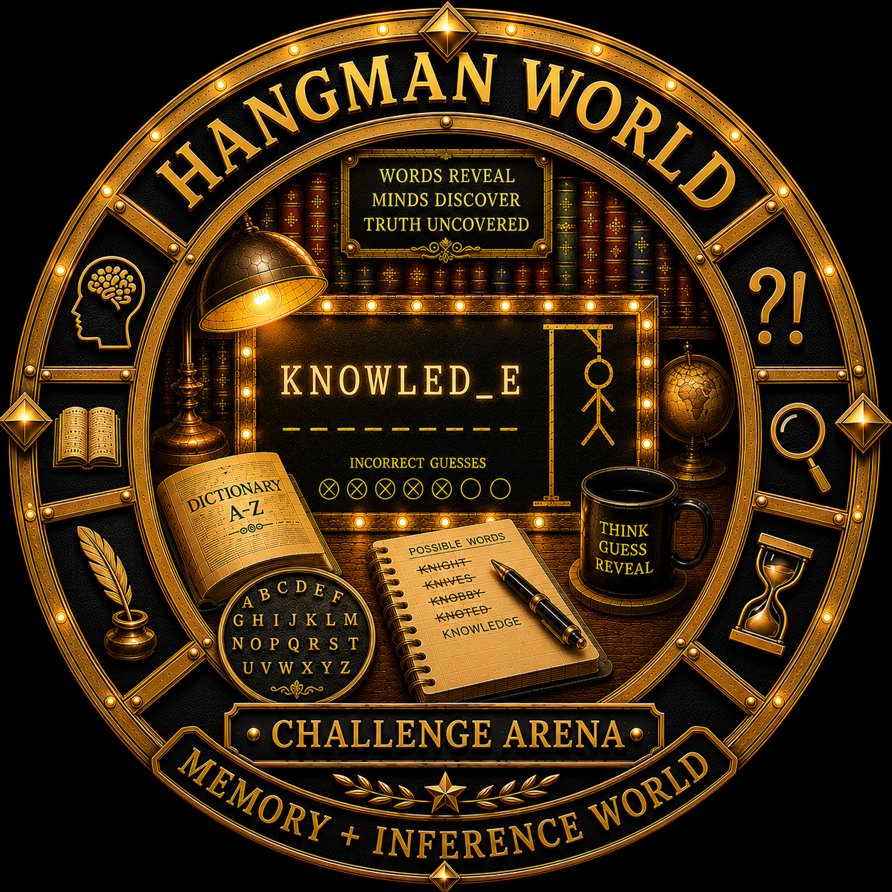 Hangman World Medallion