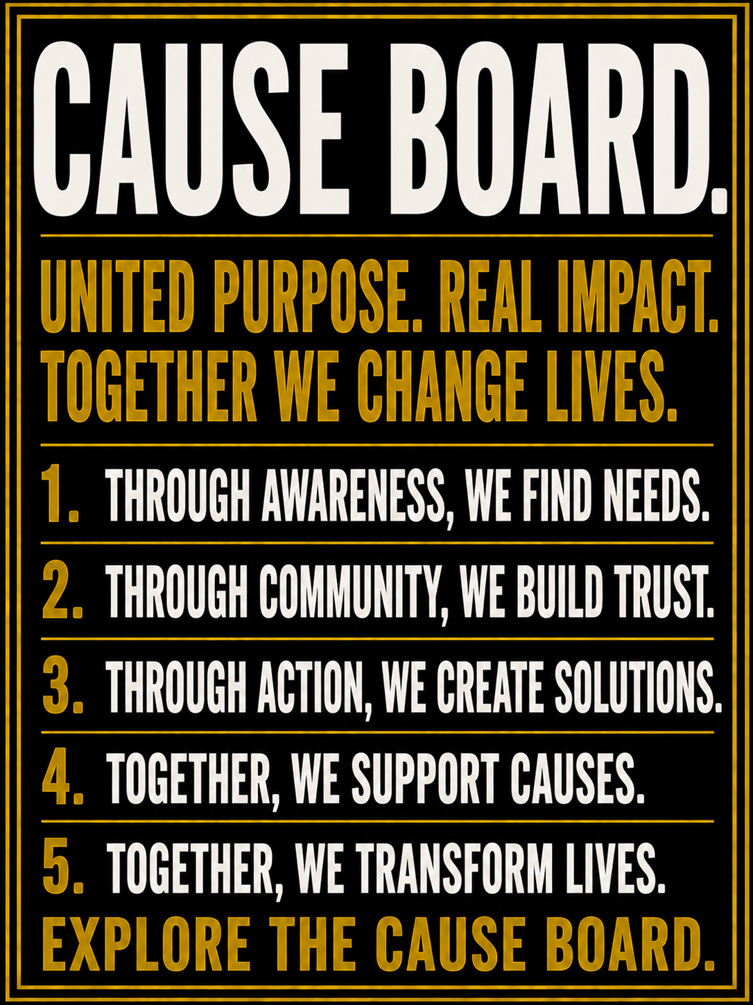 Explore Causeboard System